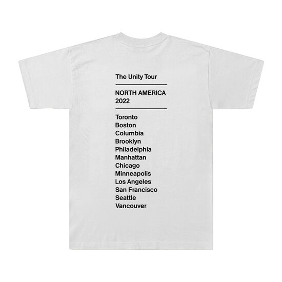 Unity 2022 Tour TShirt White New Order